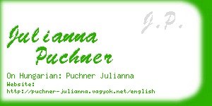 julianna puchner business card